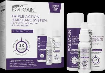 Foligain Triple Action cestovní sada přípravků proti padání vlasů pro ženy, 2x100ml, 1x30ml 3 ks