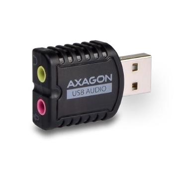 AXAGON ADA-10, USB2.0 - stereo audio MINI adapter, ADA-10