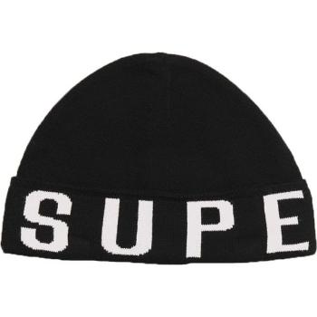 Superdry URBAN LOGO BEANIE Dámská čepice, černá, velikost UNI