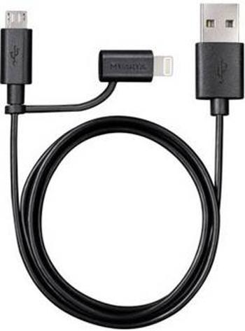 Nabíjecí kabel Varta USB-Micro-USB-Apple Lightning 57943101401