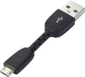 USB 2.0 kabel Renkforce RF-4260171, 5.00 cm, černá