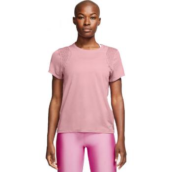 Nike RUN TOP SS W Dámské běžecké tričko, růžová, velikost L