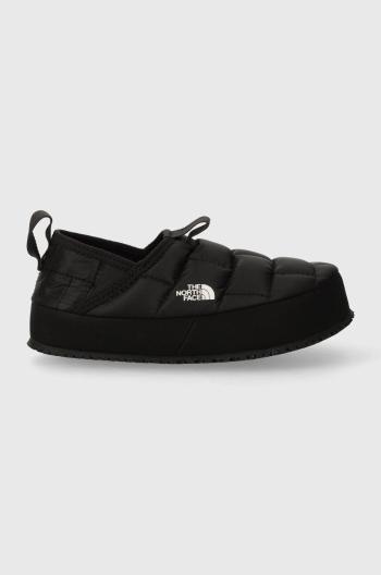 Dětské papuče The North Face Y THERMOBALL TRACTION MULE II černá barva