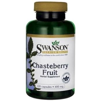 Swanson Chasteberry Fruit (Drmek obecný), 400 mg, 120 kapslí (87614110653)