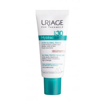 Uriage Hyséac 3-Regul Global Tinted Skincare SPF30 40 ml denní pleťový krém na smíšenou pleť; na mastnou pleť; na dehydratovanou pleť