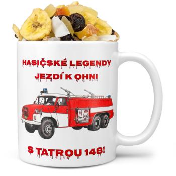 Hrnek Hasičské legendy – Tatra 148 (Náplň hrníčku: Tropická směs)