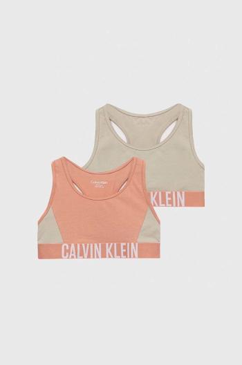 Dětská podprsenka Calvin Klein Underwear 2-pack zelená barva