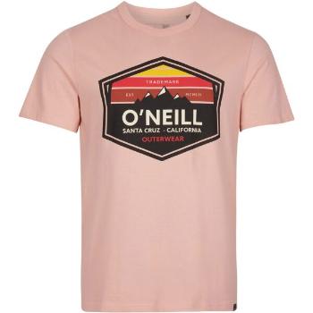 O'Neill MTN HORIZON T-SHIRT Pánské tričko, růžová, velikost M