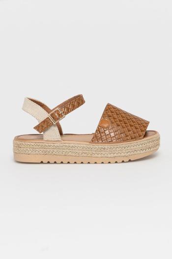 Espadrilky Answear Lab Melissa hnědá barva, na platformě