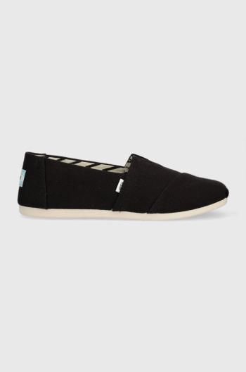 Espadrilky Toms Alpargata černá barva, 10017732