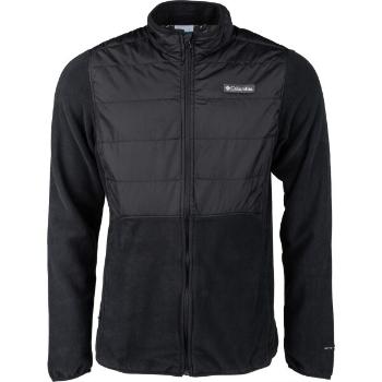 Columbia BASIN BUTTE FLEECE FULL ZIP Pánská hybridní bunda, černá, velikost M