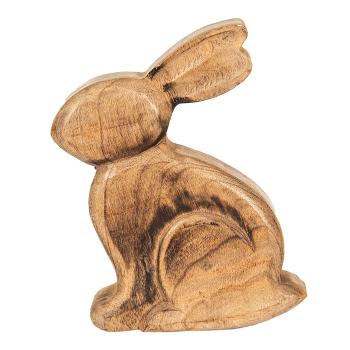 Dřevěná dekorace sedící králík Rabbi wood - 17*4*20 cm 6H2158L