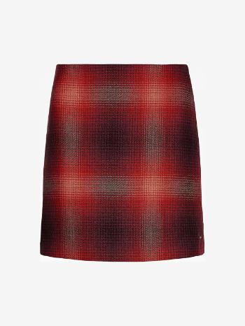 Tommy Hilfiger Wool Shadow Check Short Sukně Červená