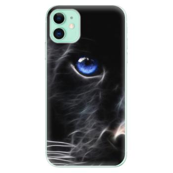 Odolné silikonové pouzdro iSaprio - Black Puma - iPhone 11