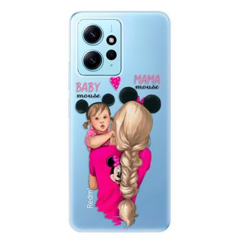 Odolné silikonové pouzdro iSaprio - Mama Mouse Blond and Girl - Xiaomi Redmi Note 12 5G