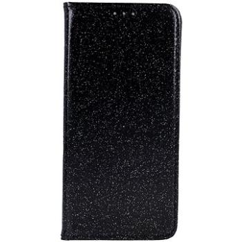 Forcell Samsung S21 Plus knížkové glitter černé 61585 (Sun-61585)