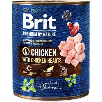 Brit Premium by Nature Chicken with Hearts 800 g (8595602561797)