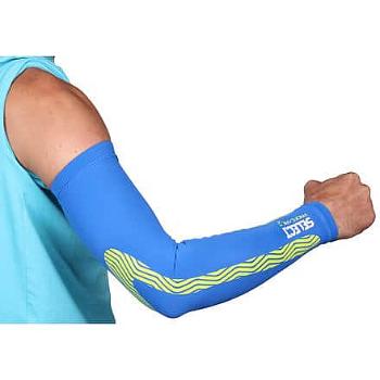 Compression Sleeves kompresní návleky na ruce modrá Velikost oblečení: S