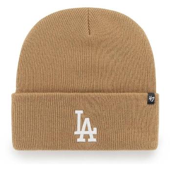 47 MLB LOS ANGELES DODGERS HAYMAKER CUFF KNIT Zimní čepice, béžová, velikost