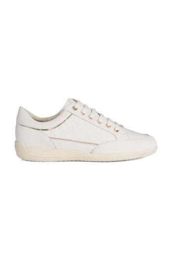 Semišové sneakers boty Geox D MYRIA A bílá barva, D3568A 08547 C1000