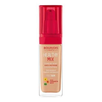 BOURJOIS Paris Healthy Mix Anti-Fatigue Foundation 30 ml make-up pro ženy 55 Dark Beige na rozjasnění pleti; na dehydratovanou pleť; na unavenou pleť