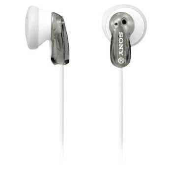 SONY MDR-E9LPH - Sluchátka do ucha, 13,5 mm budicí jednotka, neodymový magnet, kabel 1,2 m, barva šedá
