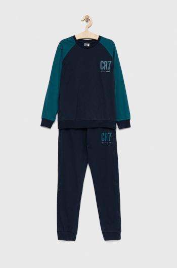 Dětské bavlněné pyžamo CR7 Cristiano Ronaldo tmavomodrá barva