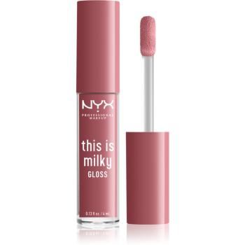NYX Professional Makeup This is Milky Gloss hydratační lesk na rty odstín 02 - Cherry skimmed 4 ml