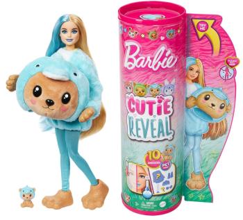 Mattel Barbie Cutie Reveal Barbie v kostýmu - medvídek v modrém kostýmu delfína HRK22