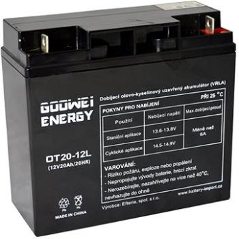GOOWEI ENERGY OTL20-12, baterie 12V, 20Ah, DEEP CYCLE (OTL20-12)
