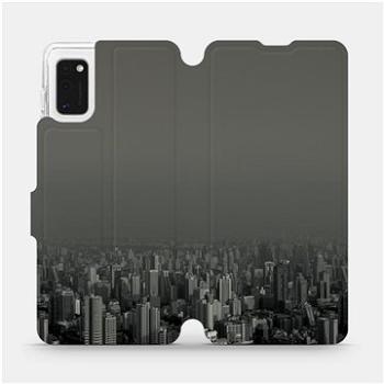 Flipové pouzdro na mobil Samsung Galaxy A41 - V063P Město v šedém hávu (5903516173624)
