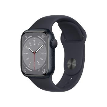 APPLE Watch Series 8 GPS 41mm Midnight Aluminium Case with Midnight Sport Band - Regular