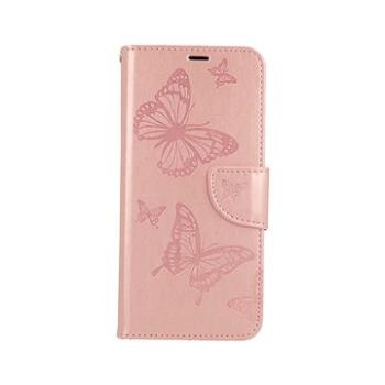 TopQ Realme 8 knížkové Butterfly růžové světlé 62582 (Sun-62582)