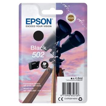 EPSON C13T02V14010 - originální cartridge, černá, 4,6ml