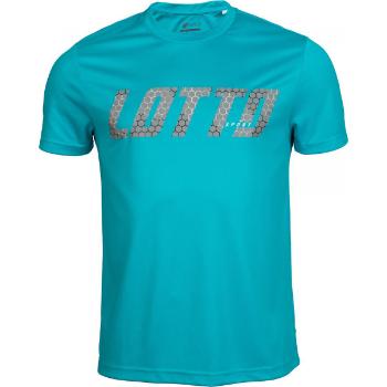 Lotto LOGO III TEE PL Pánské tričko, tyrkysová, velikost XL