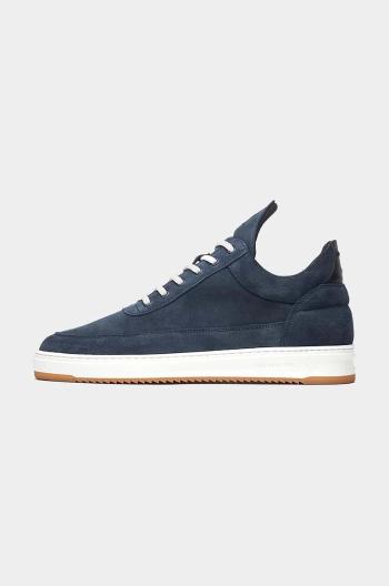 Semišové sneakers boty Filling Pieces Low Top Suede tmavomodrá barva, 10122791916