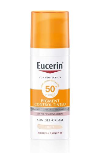 Eucerin Pigment Control Emulze na opalování na obličej s depigmentačním účinkem SPF 50+ světlá 50 ml