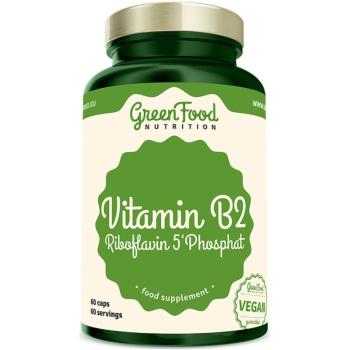 GreenFood Nutrition Vitamin B2 Riboflavin 5'Phosphat doplněk stravy pro zdraví zraku a pokožky 60 cps