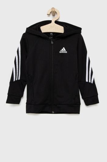 Dětská mikina adidas Performance GT9416 černá barva, s aplikací