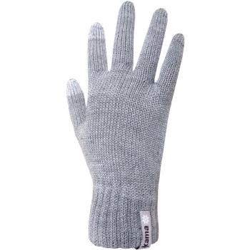 Kama RUKAVICE R301 Pletené rukavice, šedá, velikost S