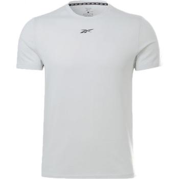 Reebok WOR MESH SS TEE Pánské triko, šedá, velikost XXL