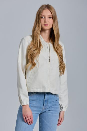 BUNDA GANT D2. LINEN BLEND BLOUSON JACKET bílá XL