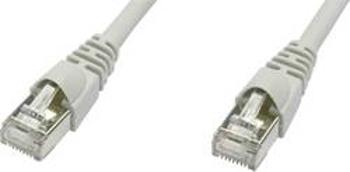 Síťový kabel RJ45 Telegärtner L00005D0035, CAT 5e, F/UTP, 10.00 m, šedá