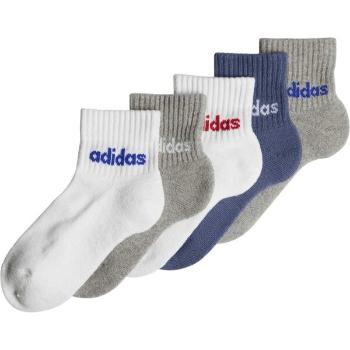 adidas LINEAR ANKLE KIDS Dětské kotníkové ponožky, bílá, velikost