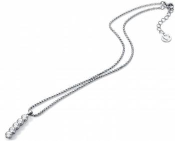 Viceroy Ocelový náhrdelník s broušenými krystaly Fashion 50001C11000