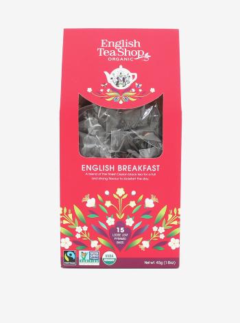 Černý čaj English Breakfast English Tea Shop (15 pyramidek)