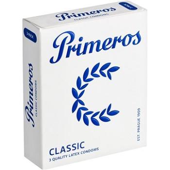 PRIMEROS Classic kondomy z kvalitního latexu, 3 ks (8594068381116)