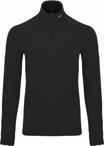 Kjus Mens Trace Midlayer Half Zip Black 54 Svetr