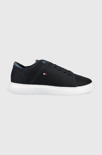 Sneakers boty Tommy Hilfiger LIGHTWEIGHT TEXTILE CUPSOLE tmavomodrá barva, FM0FM04426