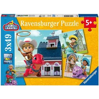 Ravensburger 055890 Dino Ranch 3x49 dílků  (4005556055890)